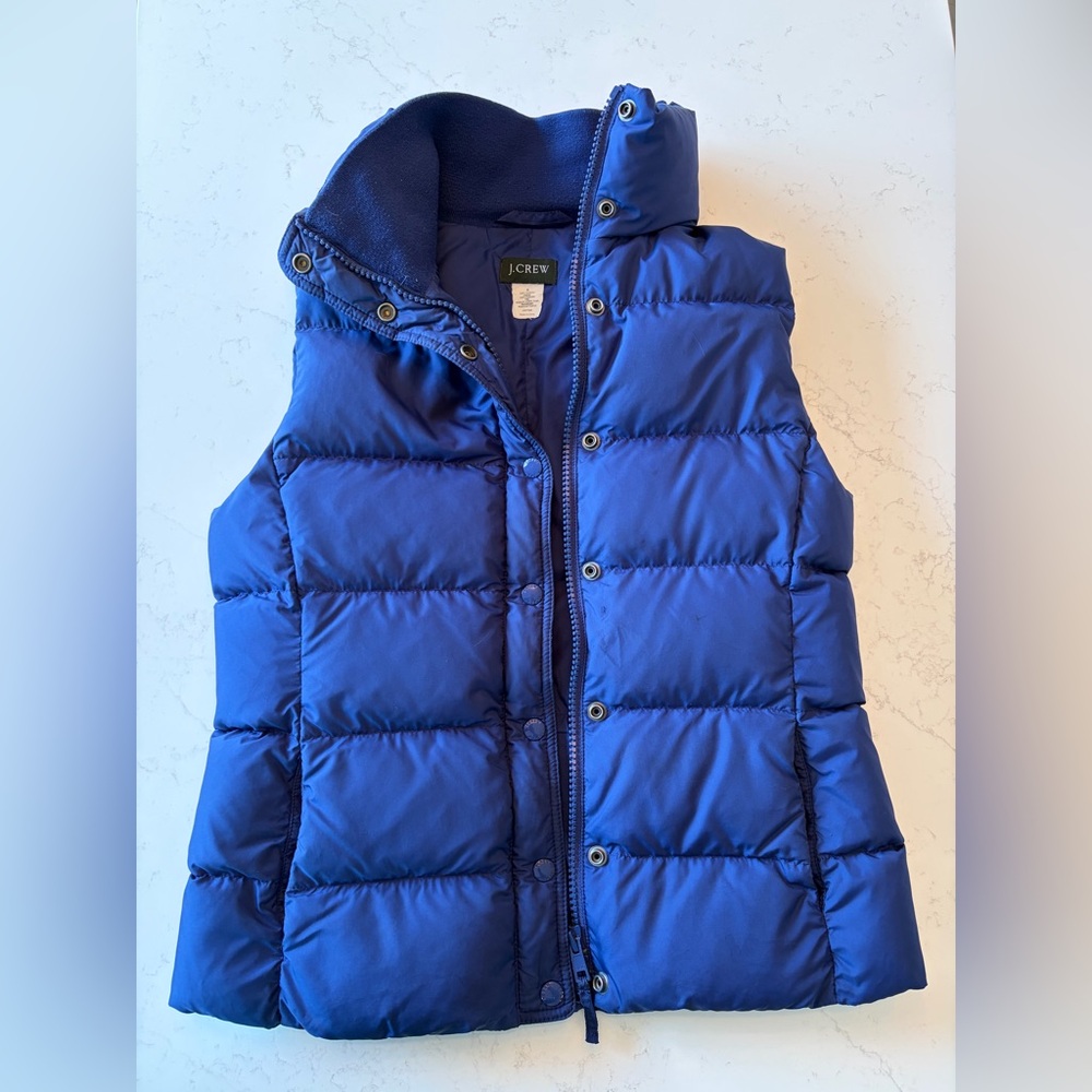 J crew puffer vest
